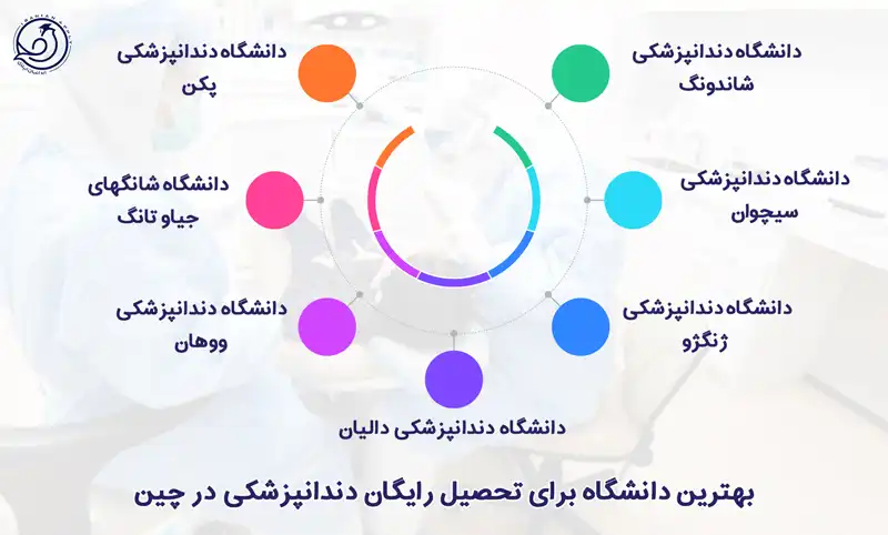 بهترین دانشگاه های چین برای تحصیل رایگان دندانپزشکی 